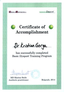 Gerga Kristian - Botoks sertifikat