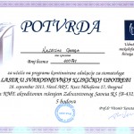 Dr Kristian Gerga - Laser diploma