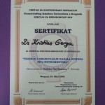 Dr Kristian Gerga - Diplome, sertifikati