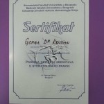 Dr Kristian Gerga - Diplome, sertifikati