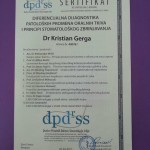 Dr Kristian Gerga - Diplome, sertifikati