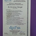 Dr Kristian Gerga - Diplome, sertifikati