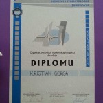 Dr Kristian Gerga - Diplome, sertifikati